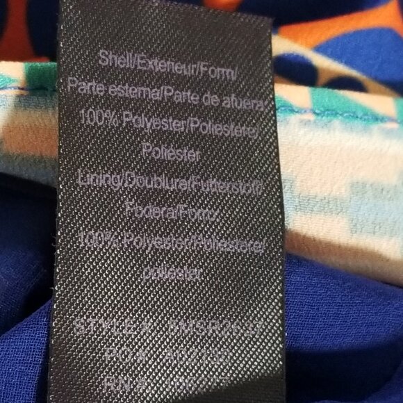 Chic Hale Bob Designer Halter Tank Top S Womens Mixed Geometric Boho Wanderlust - Picture 13 of 13